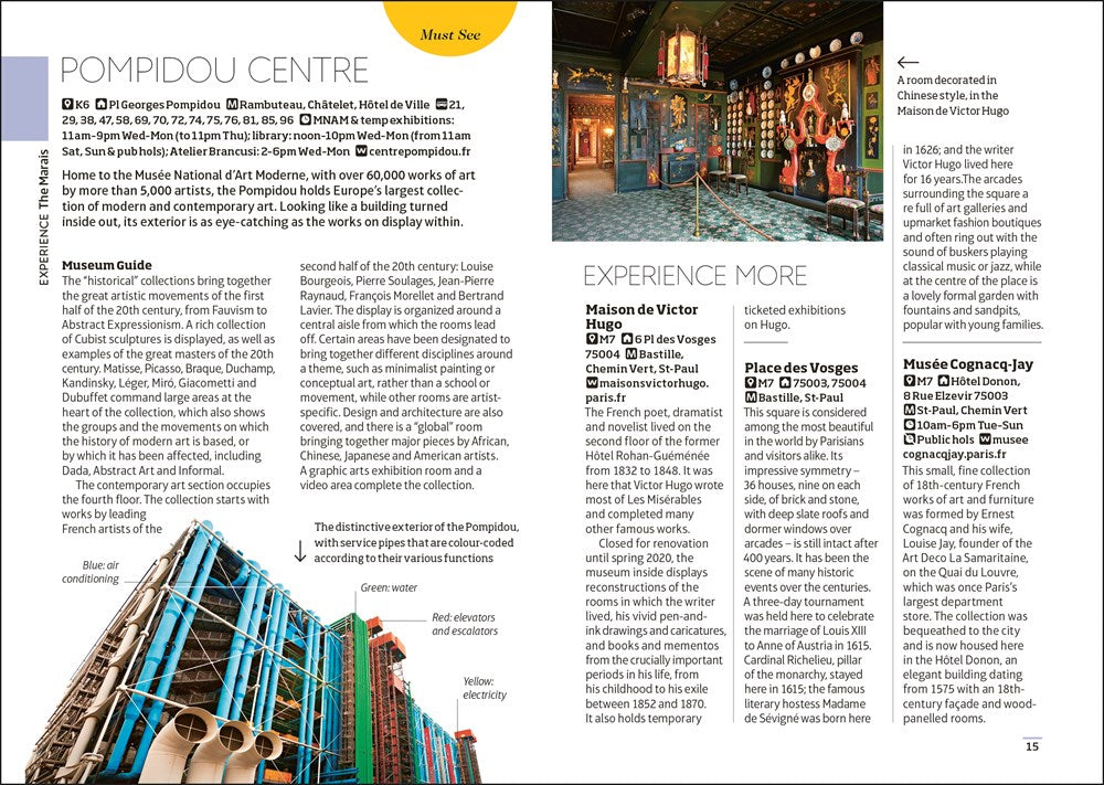 DK Paris Mini Map and Guide