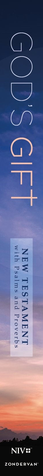 NIV, God's Gift New Testament with Psalms and Proverbs, Pocket-Sized, Paperback, Comfort Print