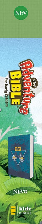 NIrV, Adventure Bible for Early Readers, Leathersoft, Blue, Full Color