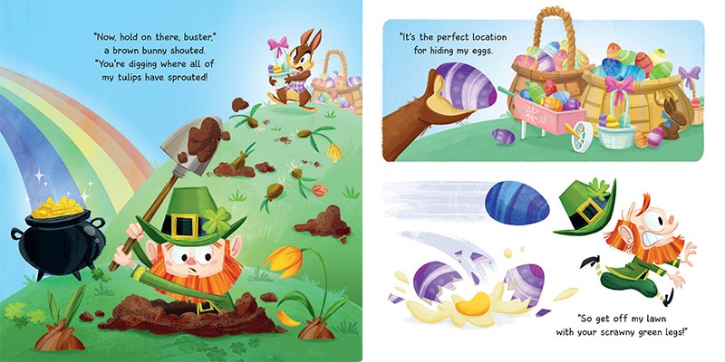 Leprechaun vs. Easter Bunny