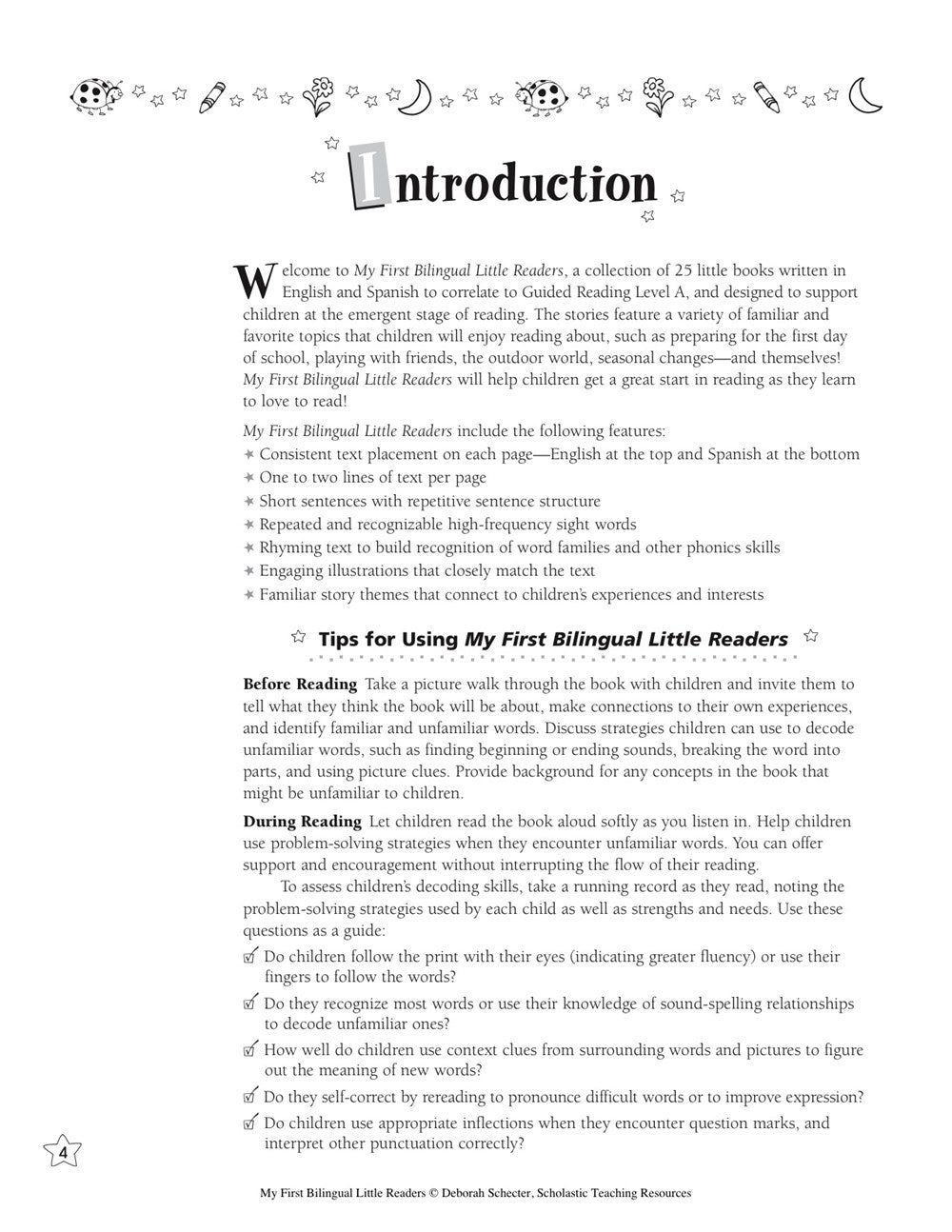 My First Bilingual Little Readers: Level A