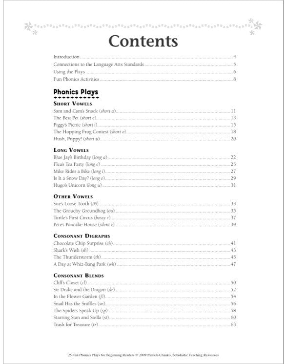 25 Fun Phonics Plays for Beginning Readers