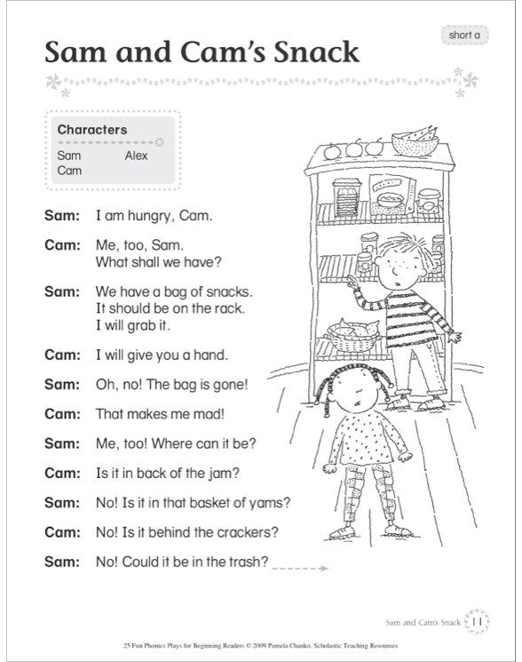 25 Fun Phonics Plays for Beginning Readers