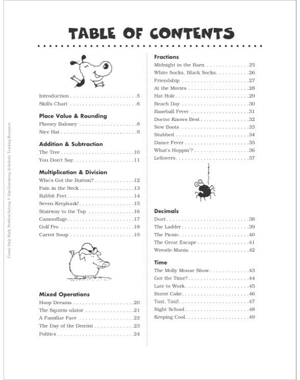 Comic-Strip Math: Problem Solving