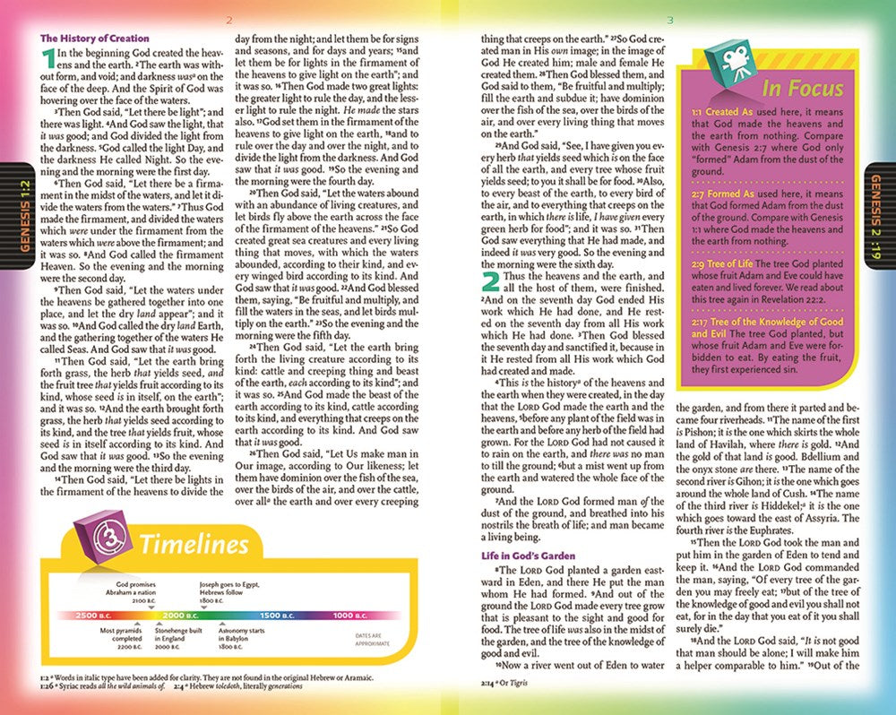 NKJV, Study Bible for Kids, Leatherflex, Grey/Blue