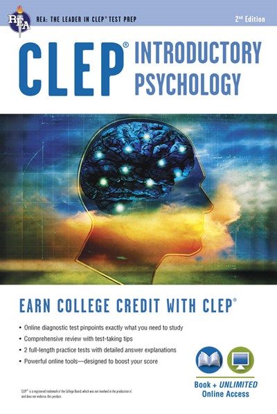 CLEP(r) Introductory Psychology Book + Online