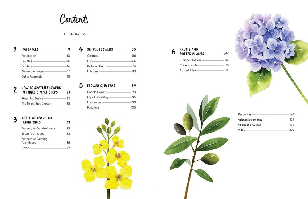 Drawing and Painting Beautiful Flowers