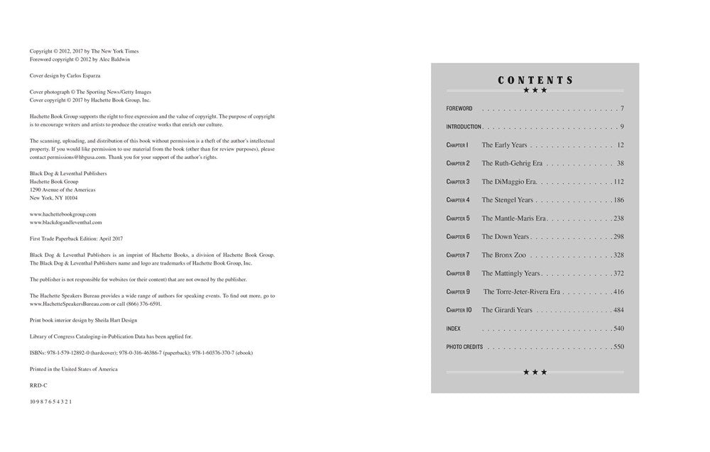 New York Times Story of the Yankees