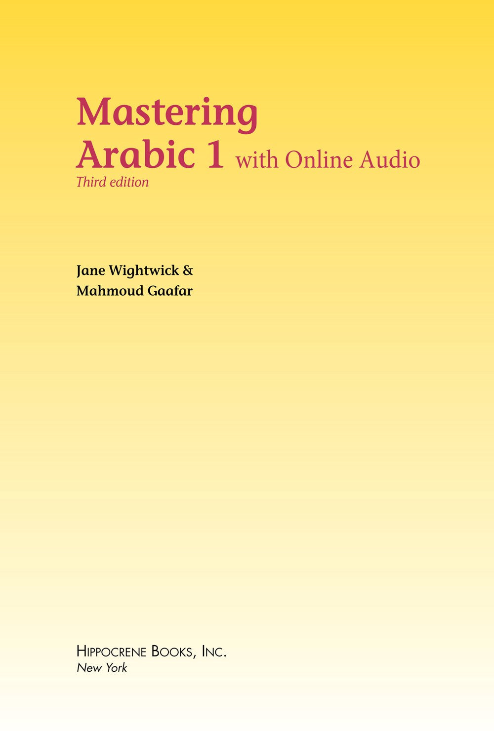 Mastering Arabic 1 with Online Audio