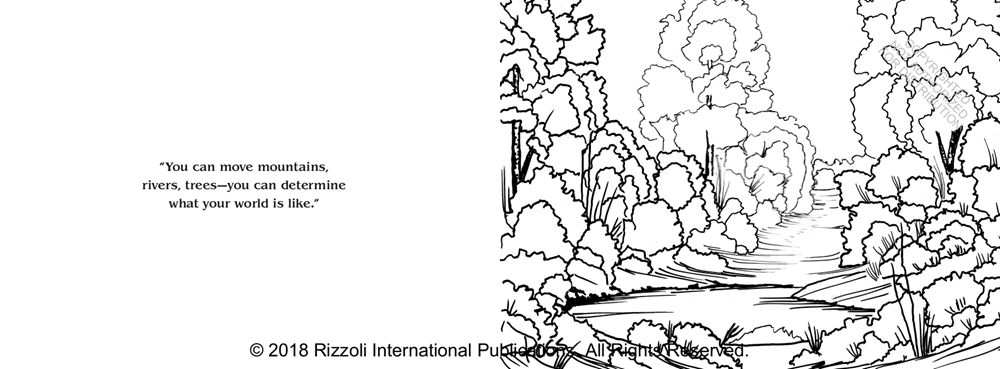 The Official Bob Ross Coloring Book