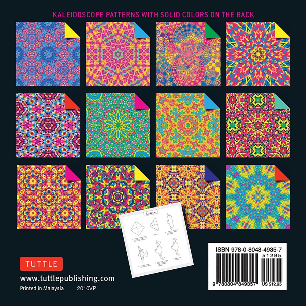 Origami Paper 500 sheets Kaleidoscope Patterns 6" (15 cm)