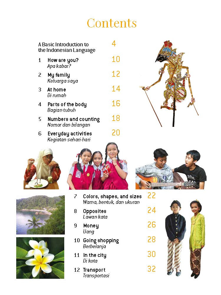 Indonesian Picture Dictionary