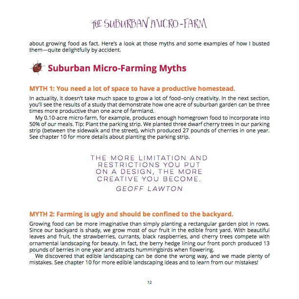 The Suburban Micro-Farm