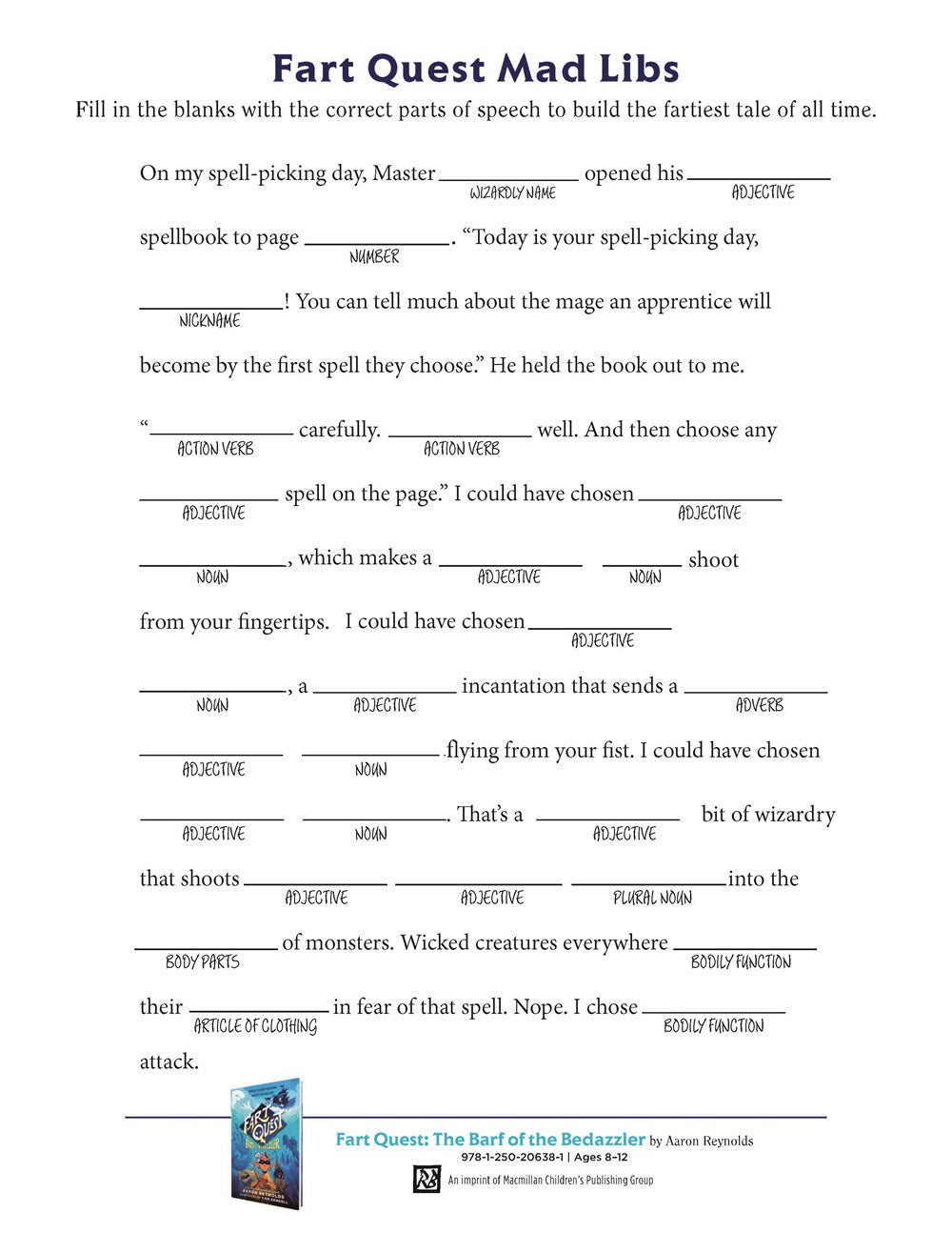 Fart Quest: The Barf of the Bedazzler