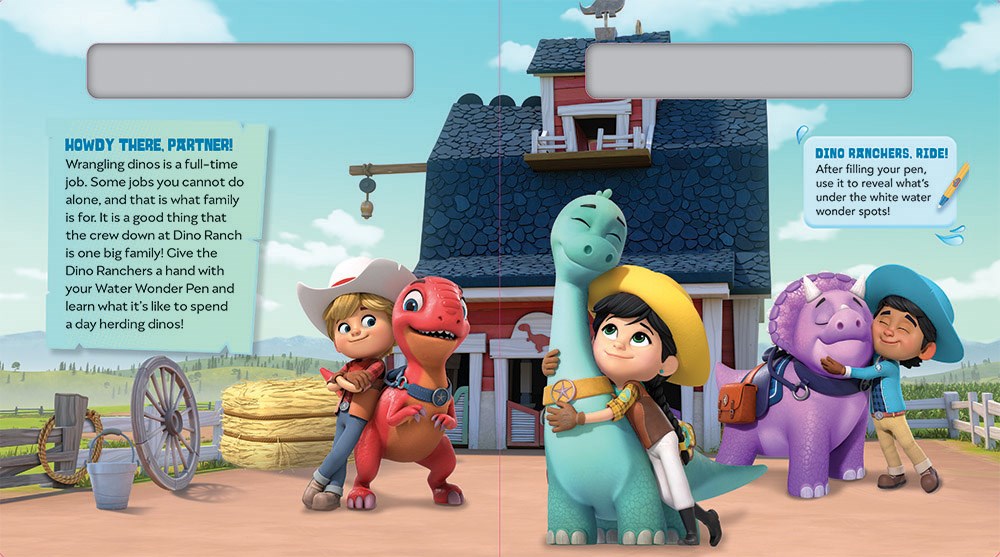 Wild Dino Round-Up! (A Dino Ranch Water Wonder Storybook)