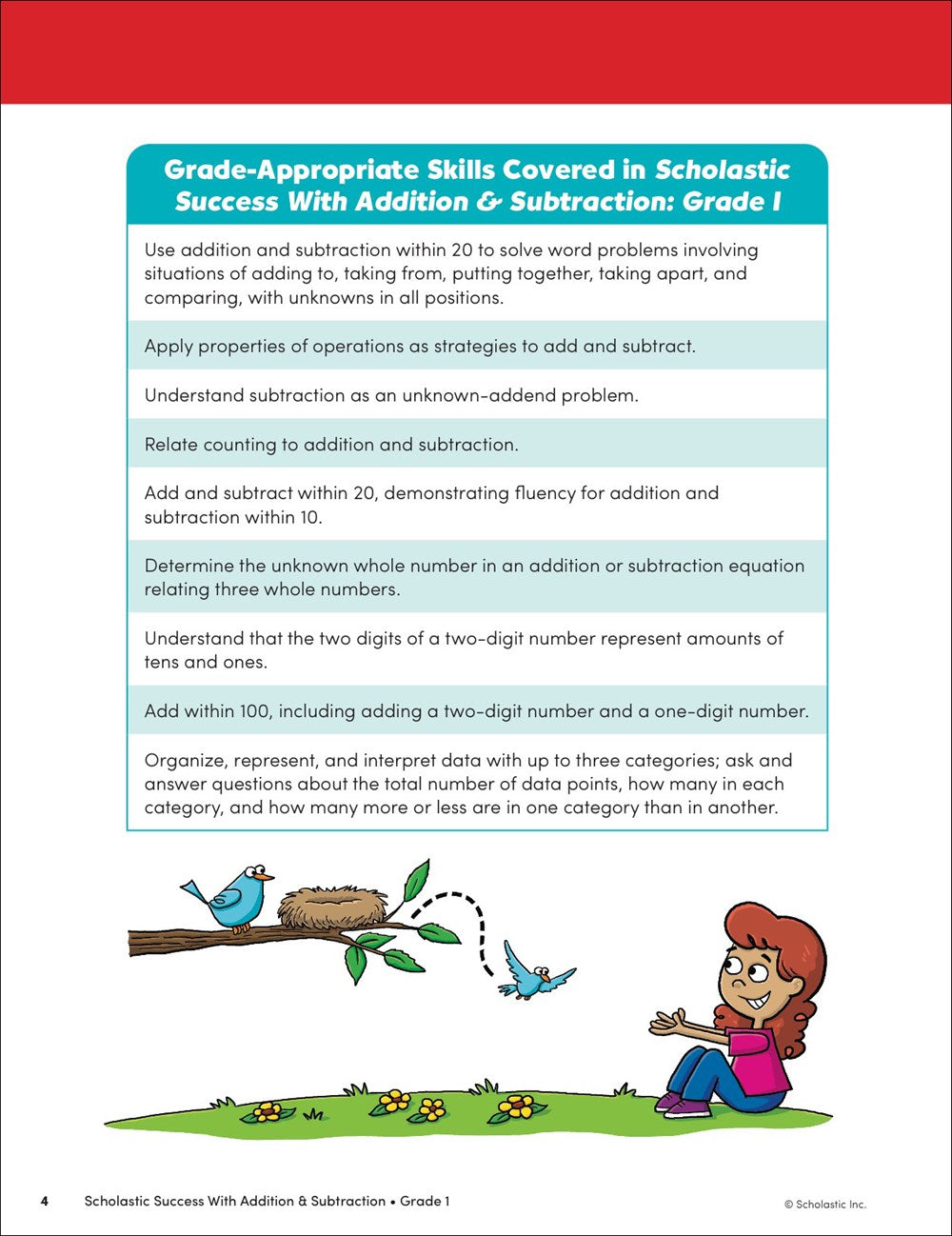 Scholastic Success with Addition & Subtraction Grade 1 Workbook