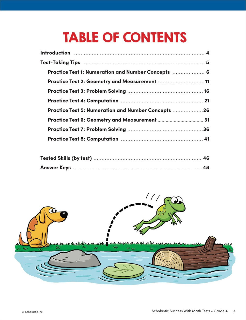 Scholastic Success with Math Tests Grade 4 Workbook