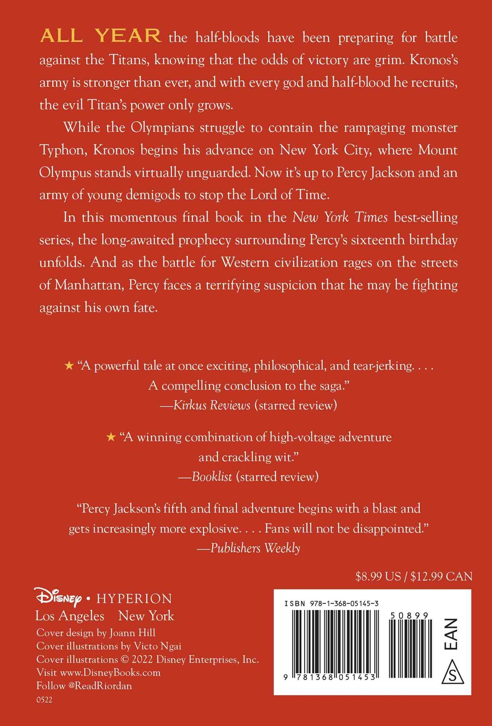 Percy Jackson and the Olympians, Book Five: The Last Olympian