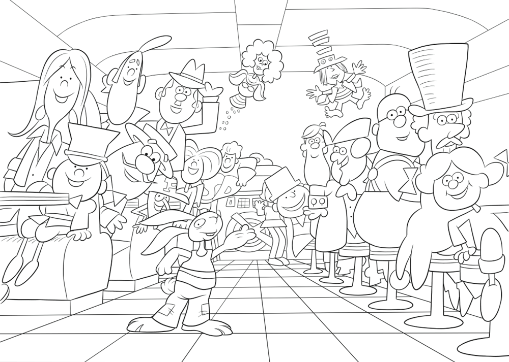 Art of Coloring: Schoolhouse Rock