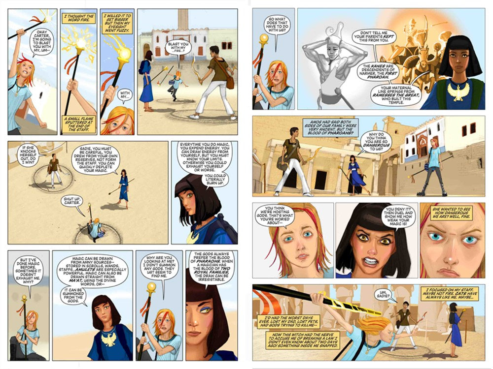 Kane Chronicles, The, Book One: Red Pyramid: The Graphic Novel, The-Kane Chronicles, The, Book One