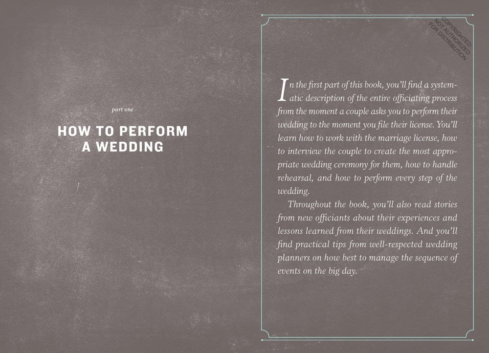 The Wedding Officiant's Guide