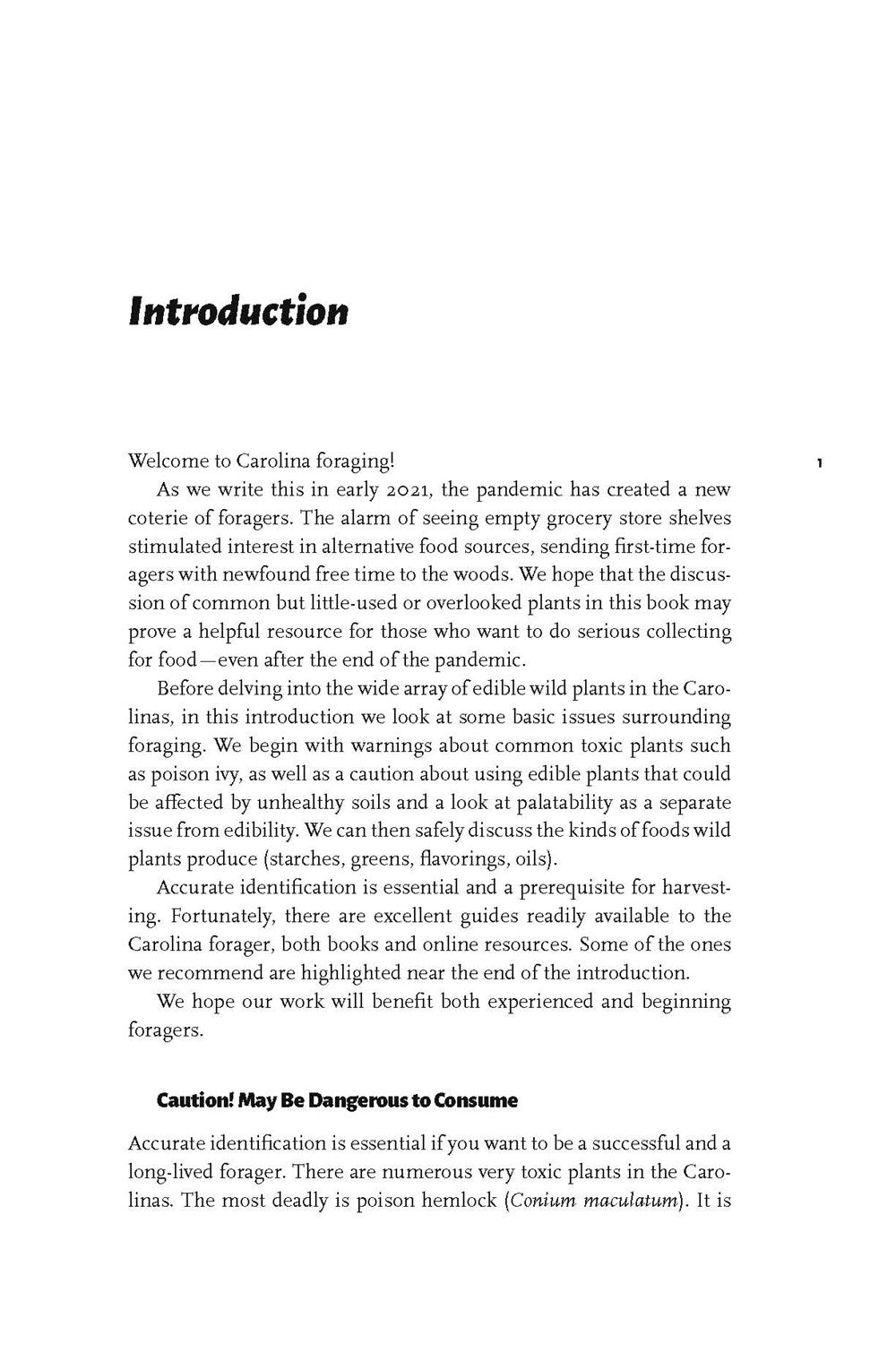 Edible Wild Plants of the Carolinas