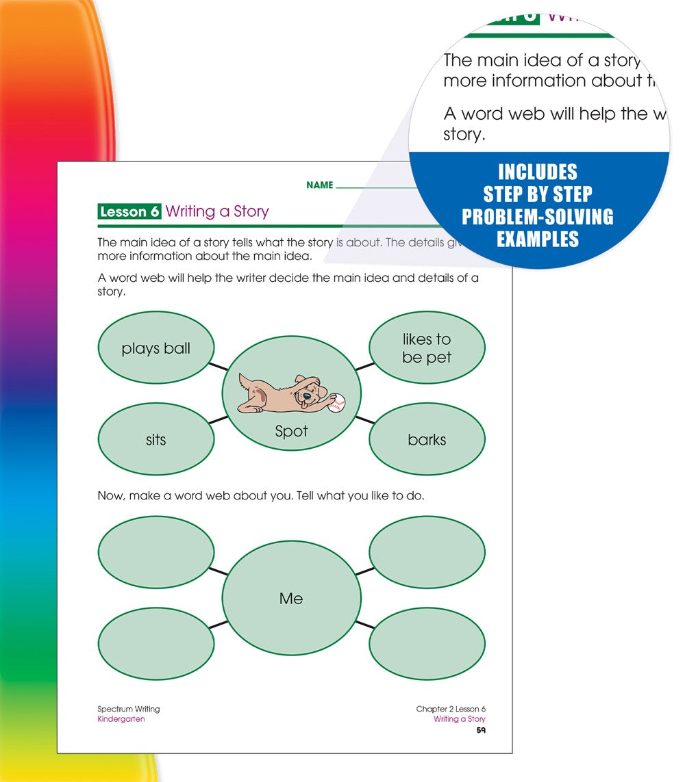Spectrum Writing, Grade K
