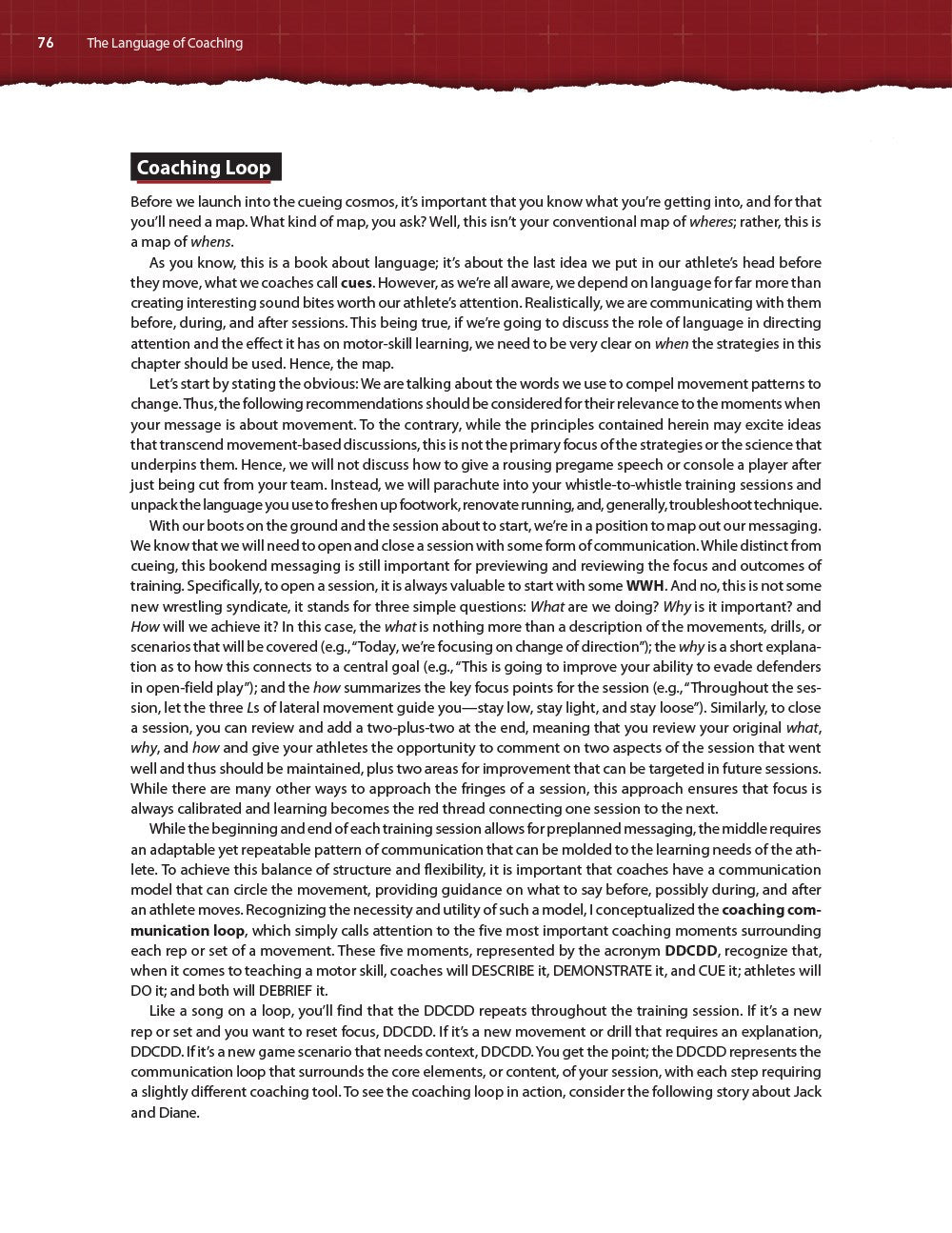 The Language of Coaching