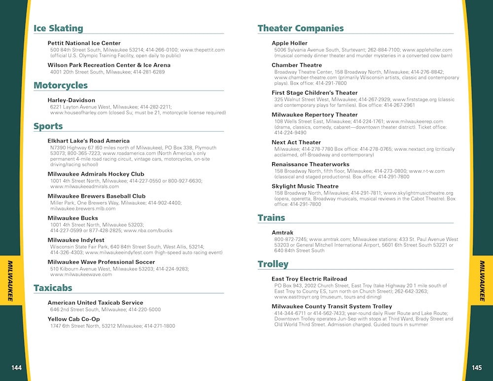 Wisconsin Day Trips by Theme