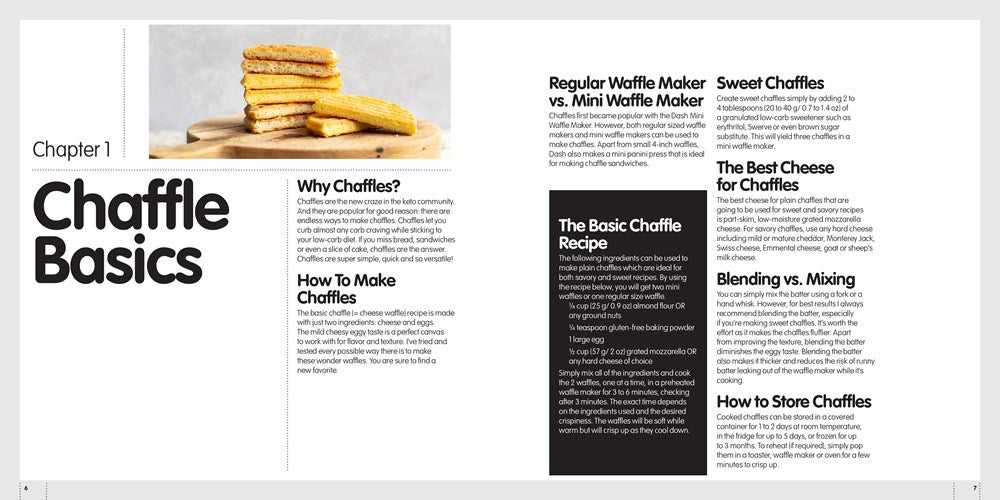 Sweet & Savory Keto Chaffles