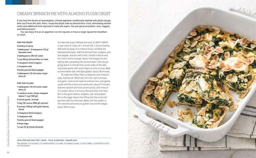 Clean Eating Kitchen: The Low-Carb Mediterranean Cookbook