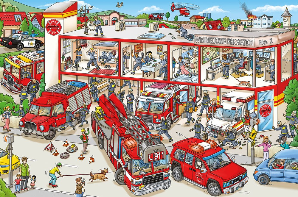 My Big Wimmelbook(r) - Fire Trucks!
