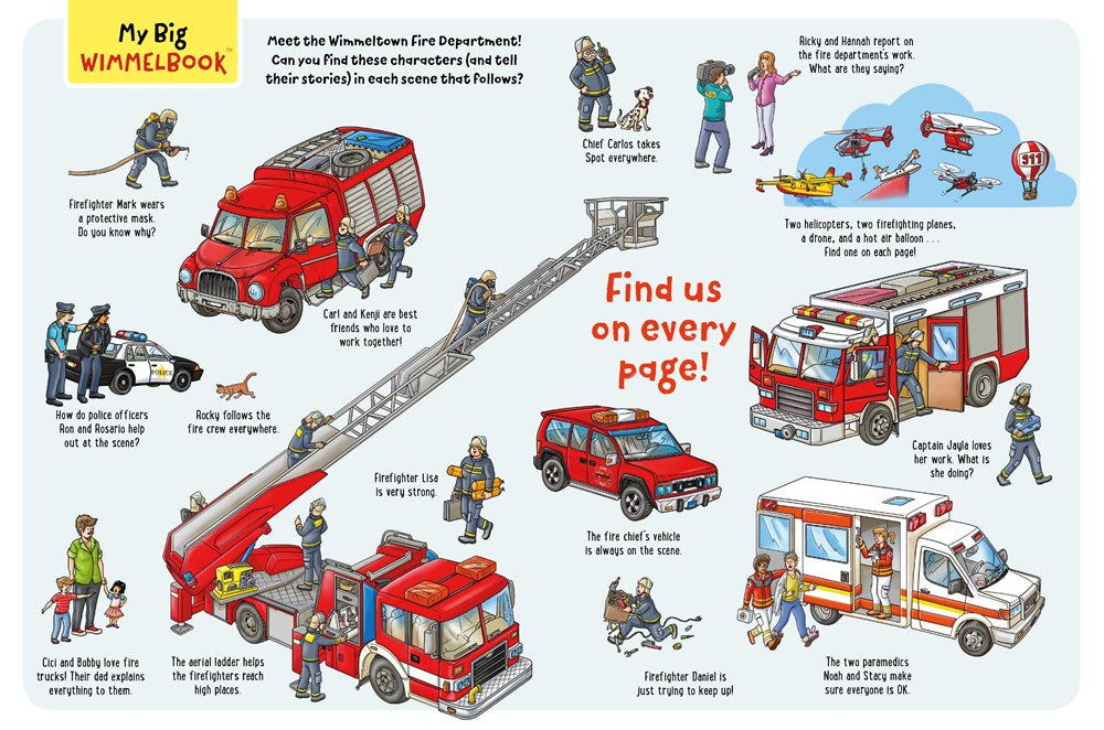 My Big Wimmelbook(r) - Fire Trucks!