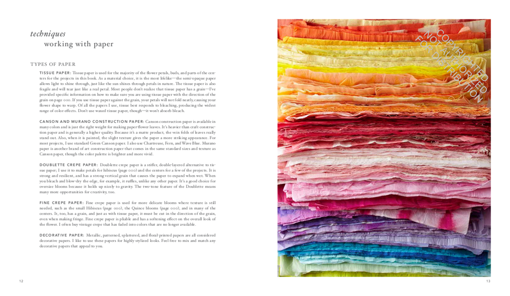 The Exquisite Book of Paper Flowers