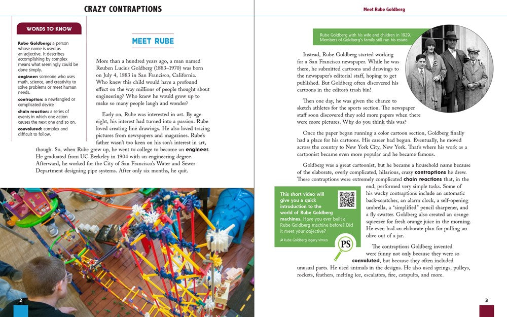 Crazy Contraptions: Build Rube Goldberg Machines that Swoop, Spin, Stack, and Swivel