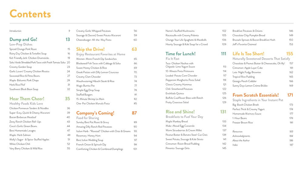 Family Meals from Scratch in Your Instant Pot