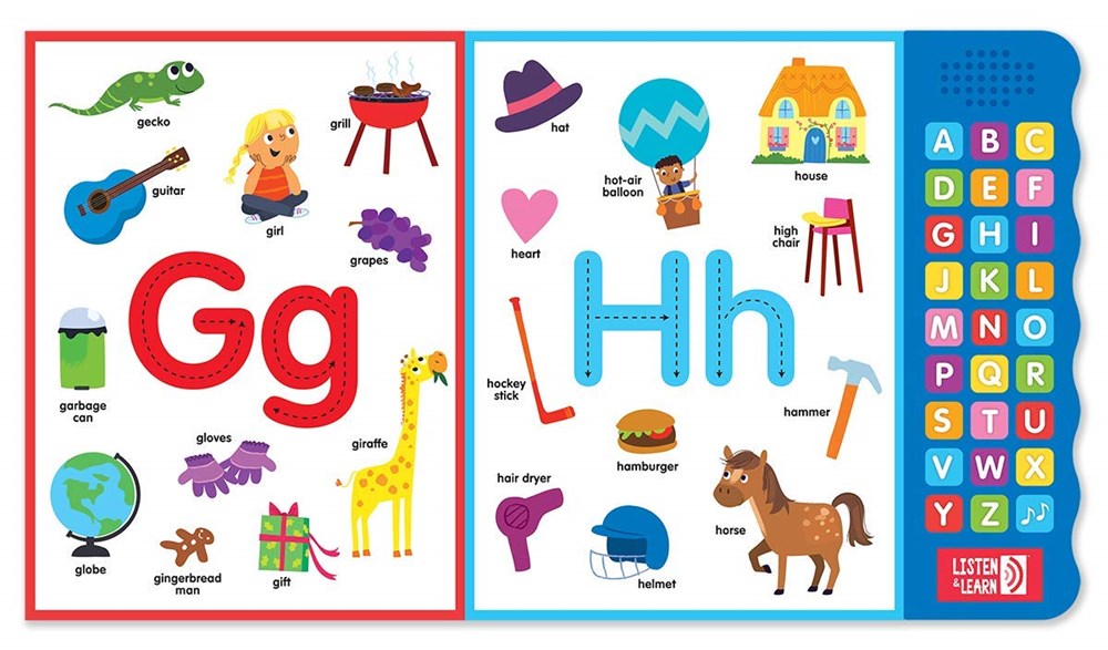 27-Button Sound Book Let's Learn ABCs