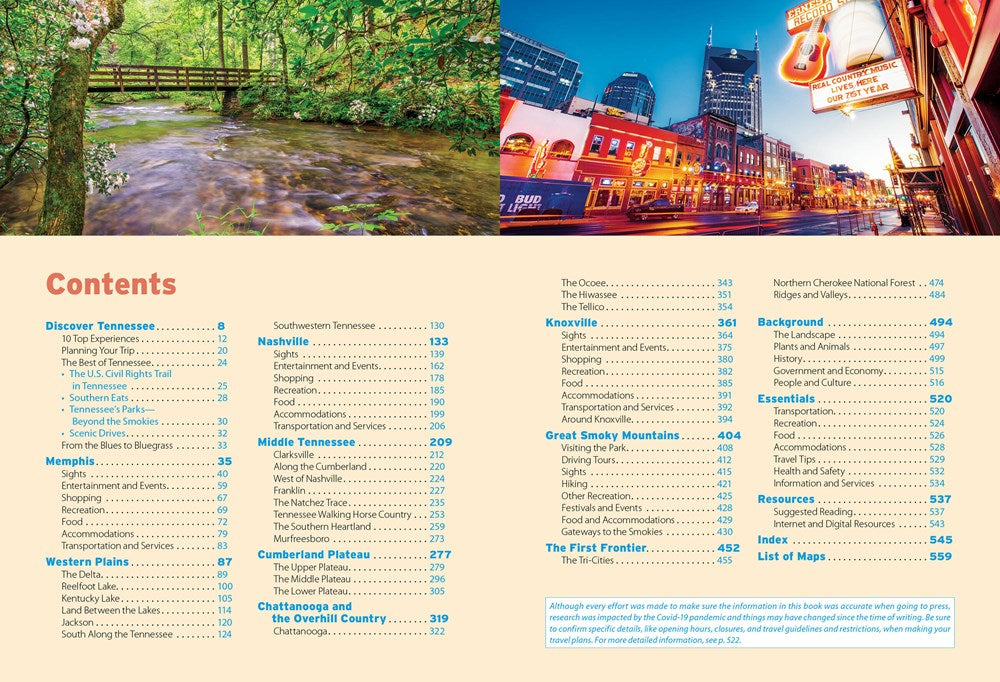 Moon Tennessee: With the Smoky Mountains