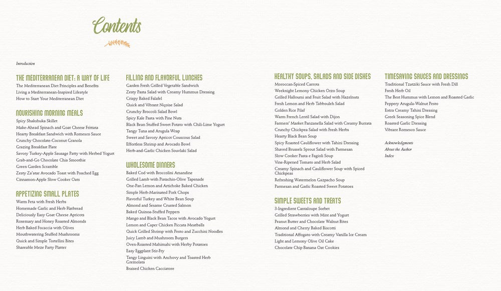 The Mediterranean Diet Made Easy