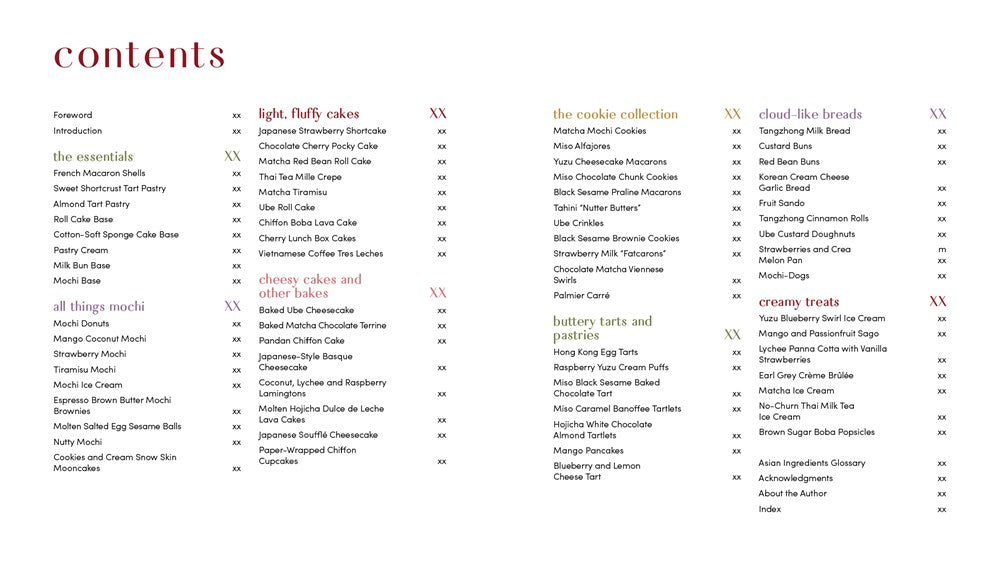 Mochi, Cakes and Bakes