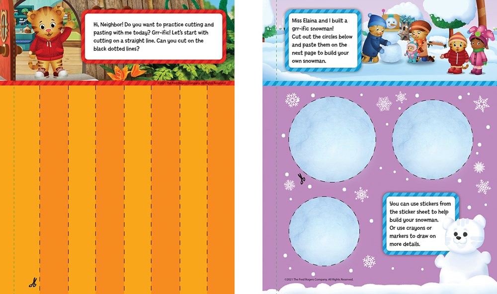 Daniel Tiger Scissor & Paste Skills for Kids