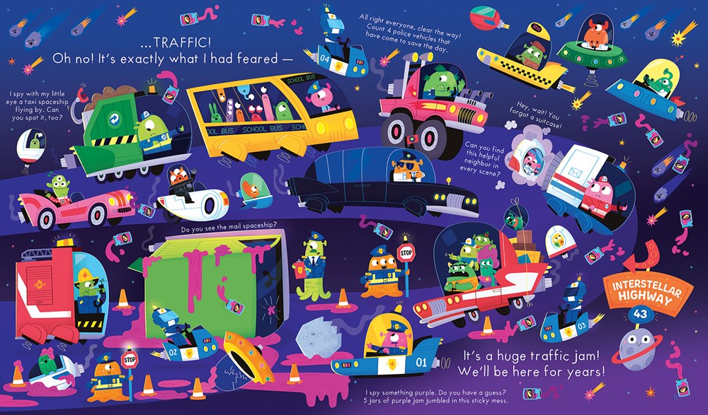 Outer Space Road Trip Zoom & Find (I Spy With My Little Eye)