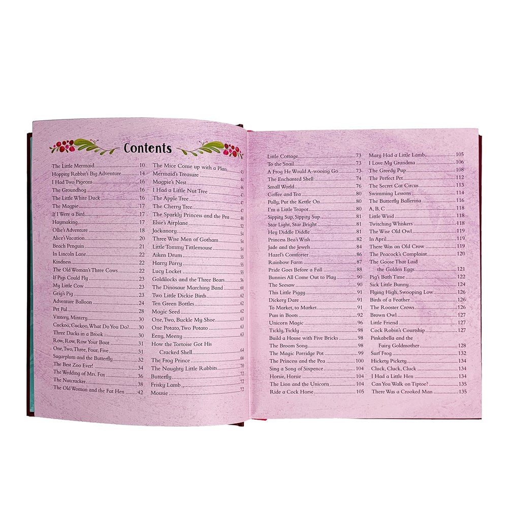 365 Stories and Rhymes Treasury Pink