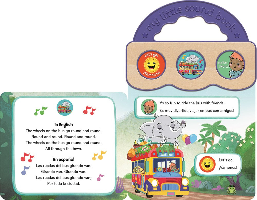 Canticos Las ruedas del bus / Wheels on the Bus (Bilingual)