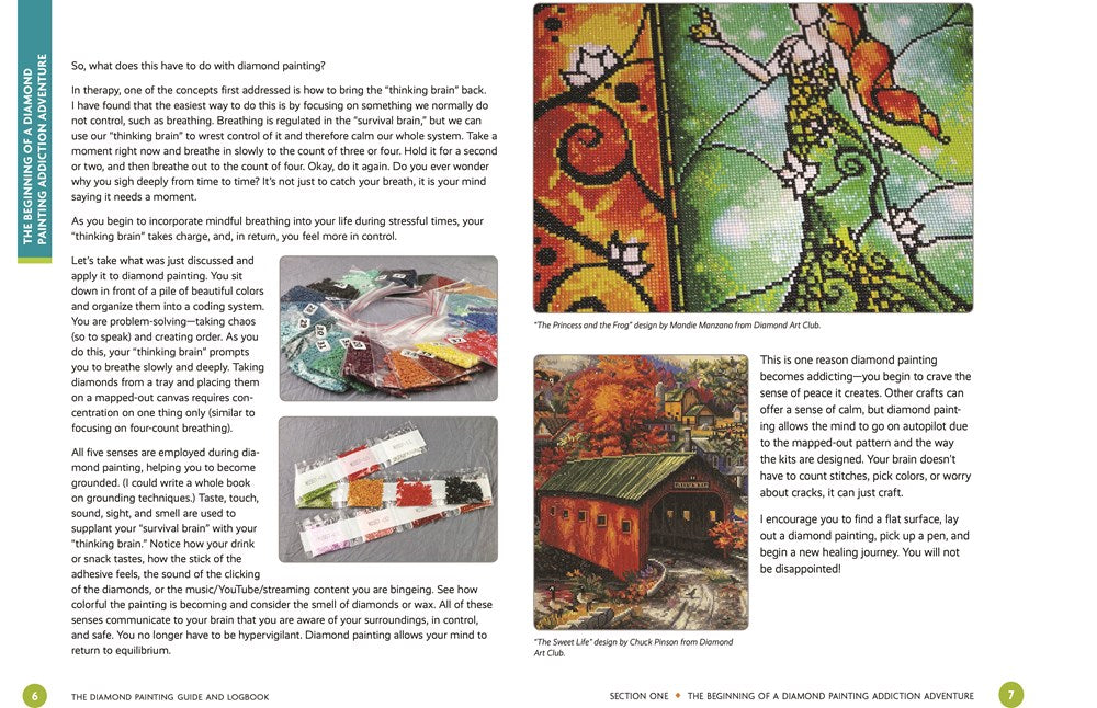 The Diamond Painting Guide and Logbook