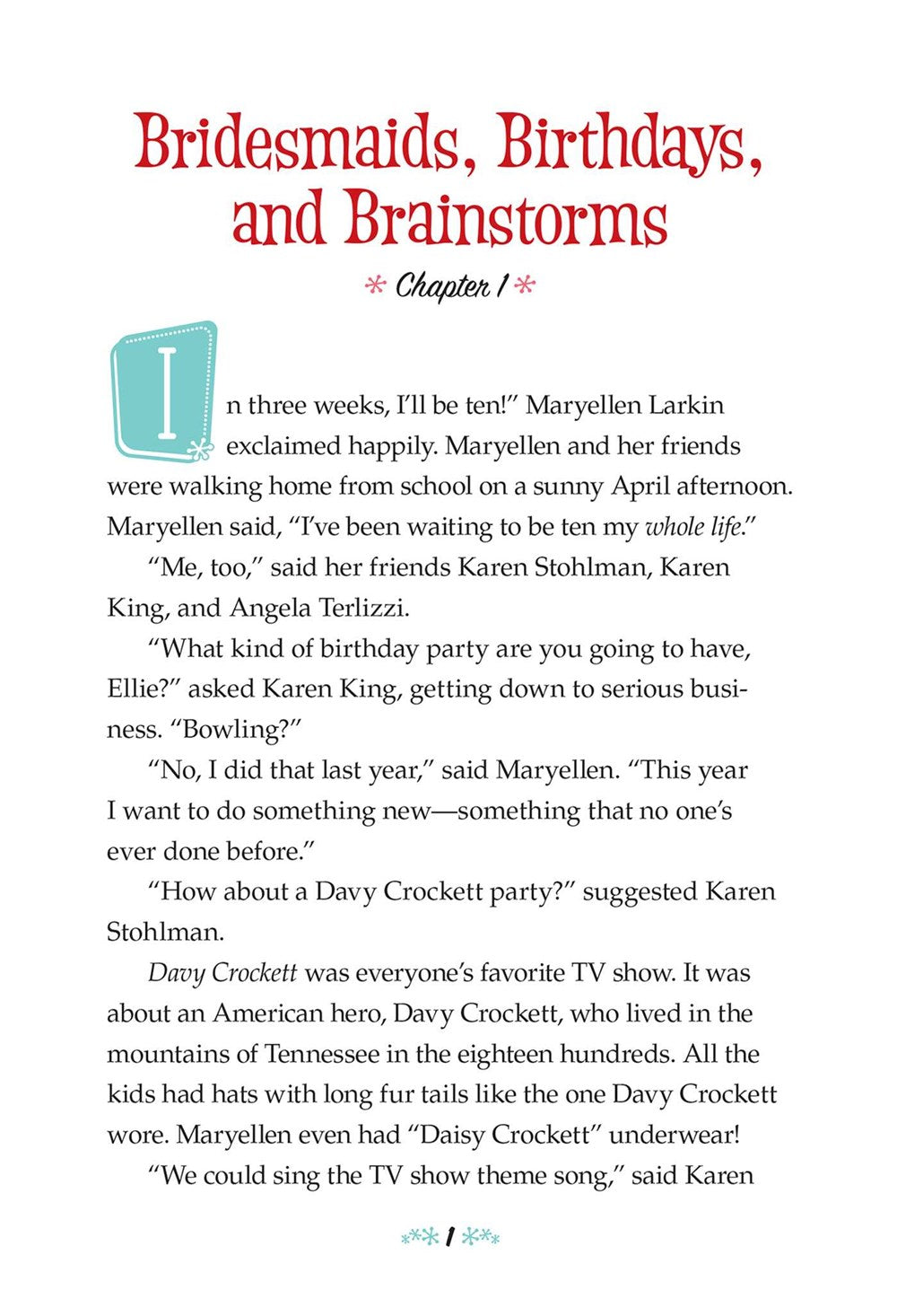 Maryellen: Taking Off