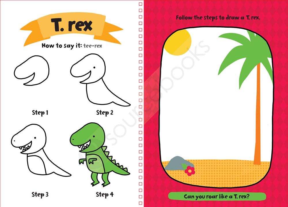 My First Learn-To-Draw: Dinosaurs
