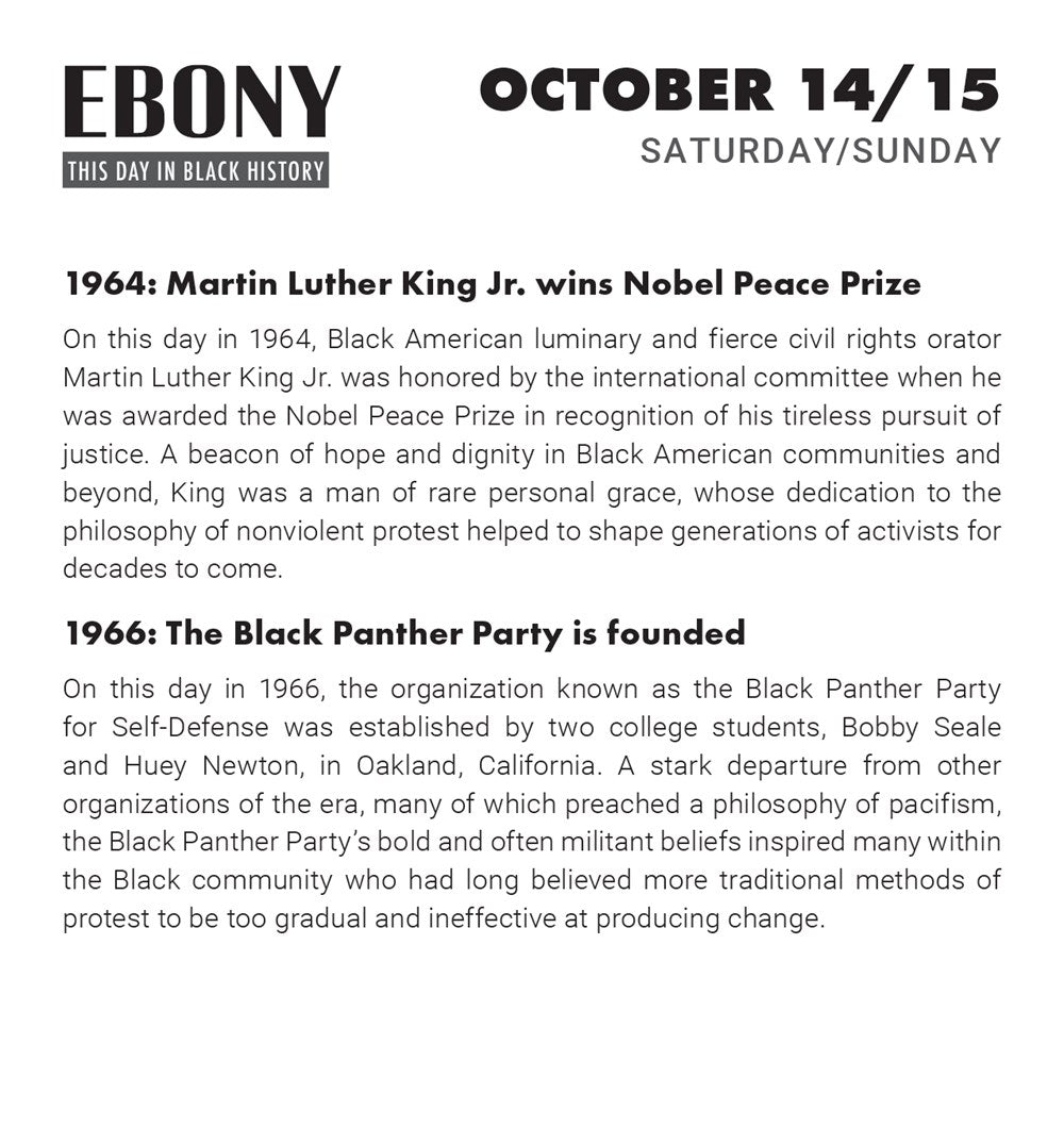 2023 This Day in Black History Boxed Calendar