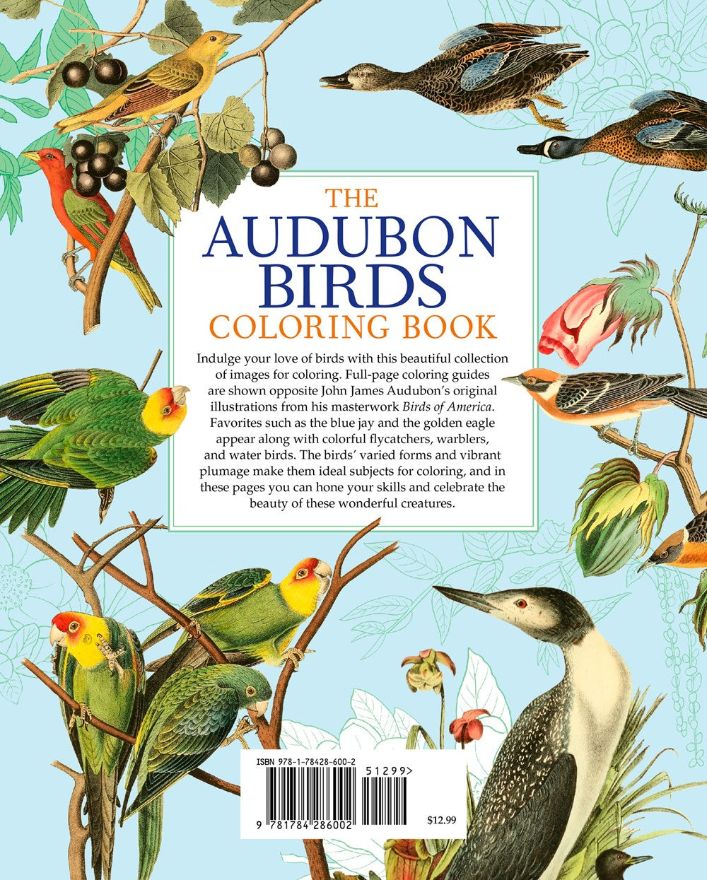 The Audubon Birds Coloring Book