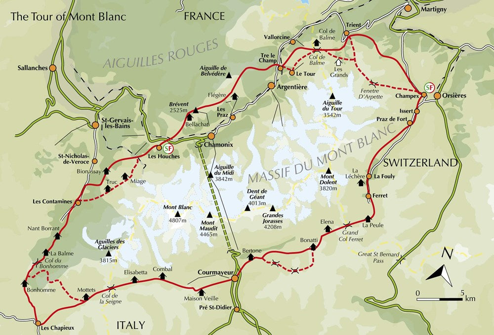 The Tour of Mont Blanc